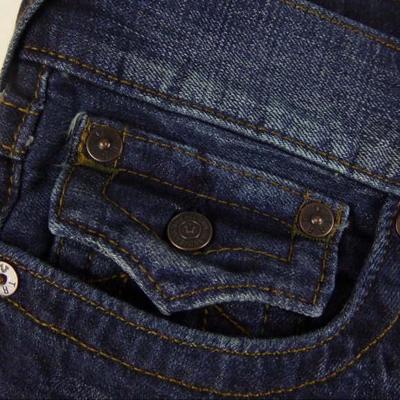 True Religion Geno Relaxed Slim w/ Flap Pocket NWT Denim Jeans - Picture 7 of 8